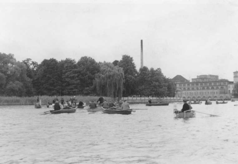 Aufnahme eines früheren Bootspokal-Wettkampfes